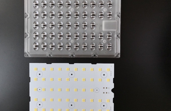 kaufen Straßenlaterne-Komponenten-Optik-Reihen-Linse 150W 3030 SMD LED für Straßen-Lampe Online-Herstellung