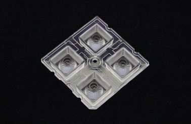 kaufen PMMA Led Collimator Lens , 4 in 1 Led Optical Lens For SMD 5050 Led Lamp Online-Herstellung