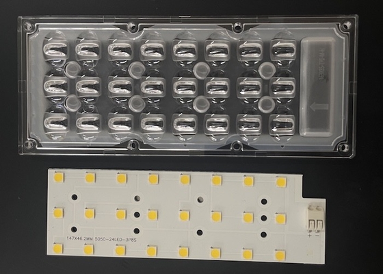 kaufen 3x8 24 LED 5050SMD MODULE 163X85 DEGREE Straßenlichtobjektiv für 40w 50w Lampe Online-Herstellung