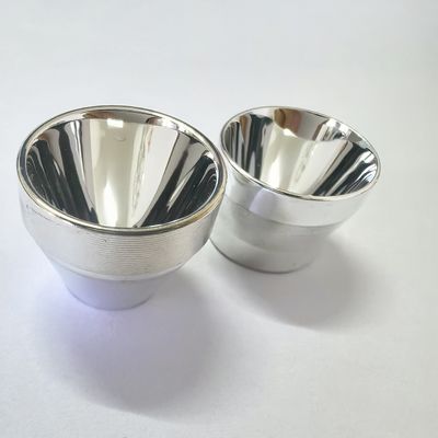 Custom Made 3535 5050 Small 3-5 Degree Beam Angle Aluminum Reflector For Flashlight
