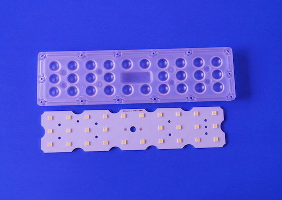 Wide Beam Angle LED Street Light Module 130 Degree High Bay Light With Optical Injection Lens