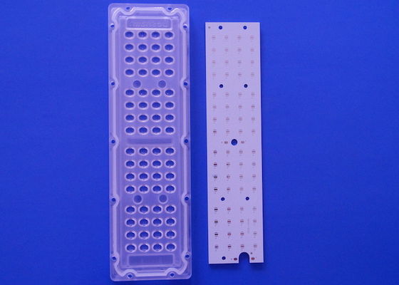 64 SMD 3535 Led Light Engine Module Vertical 65x150 Degree Lens Angle For Led Road Lamp