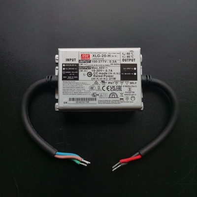 kaufen MeanWell Konstante Strom IP67 Wasserdichtes Lichtfahrzeug XLG-20-H 18-30V 0,7A 21W LED-Stromversorgung für Außenbeleuchtung Online-Herstellung