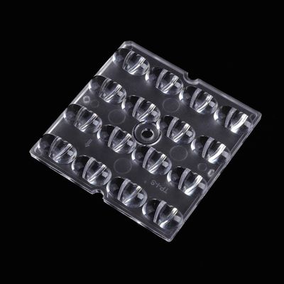 1W Optical Led Spotlight Lens PMMA Led Lens With Small Bead Surface