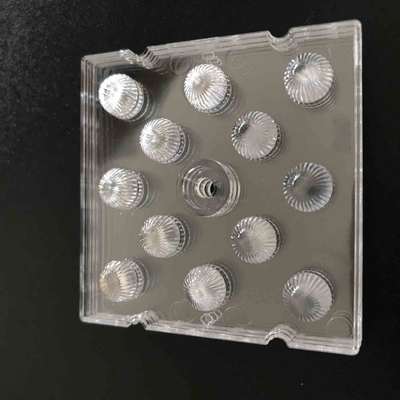 kaufen 50x50mm SMD 3030 geführte Linse, 12 in 1 geführter PC Linse für hohes Bucht-Licht Online-Herstellung