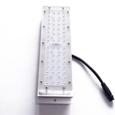 50W SMD 3030 Modul Led Lens , 56 In 1 Led Street Light Lens Optical Grade PC Lens