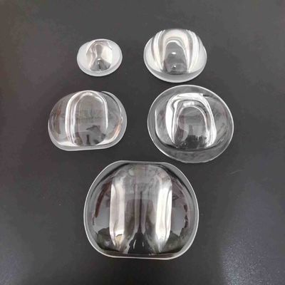 Borosilicate Glass Led Street Light Lens , Led Light Lens Cover For 10 Watt Leds