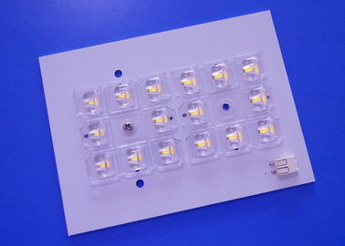 kaufen 16 LED-Straßenlaterne-Modul PWB-Brett-weiße Lötmittel-Maske mit 8 LED-Linse Typeii-M Online-Herstellung