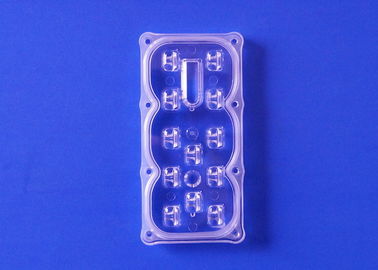 kaufen 12 Stücke 3535 Straßenlaterne-Linsen-Modul-optischer Grad PC 91% Tranmittance SMD LED Online-Herstellung