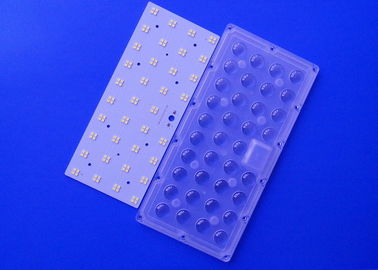 kaufen 36 LED-Reihen-Projektions-Lampen-Linse 60 90 150 Grad PC optisch mit Brett PWB-144 Online-Herstellung