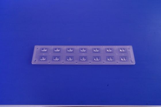 Small Footprint 7w Optical Led Lens Array Collimation Street Led Lens