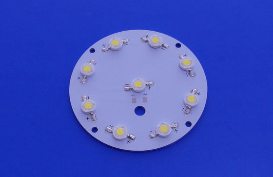 9 x 1w Bridgelux LED Optical Lens , Led Reflector Lens with PCB Board