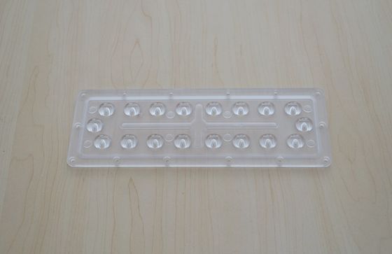 Asymmetric Collimator led reflector Lens For Street Light , 4 Vehicle Lanes