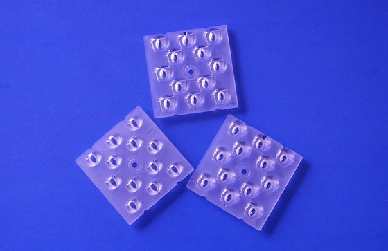 12 IN 1 50X50X5.57mm Optical Grade PC 3030 LED Lens for SMD Street Lamp