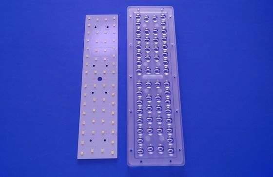 145x70 Grad 3030SMD 150-160lm pro Watt Modul PC Array Lens LED Straßenleuchte Komponenten