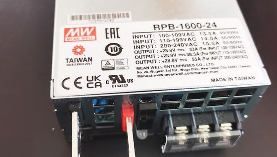 Original MEAN WELL RPB-1600-24 24 V 1600 W 92,5 % hocheffizienter AC-DC-LED-Treiber
