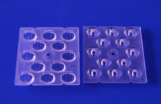 50x50mm LED-Straßenleuchtenlinse mit optischem PC-Material und TPIII-M-Abstrahlwinkel für SMD 3030 LEDs