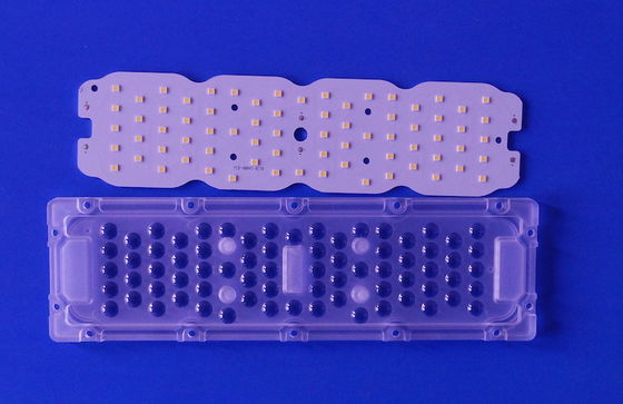 90 Degree 72W Solar Street Lighting Module Led Optics Lenses Small Footprint