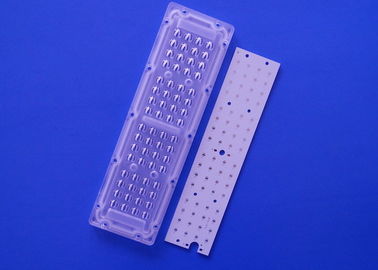 64 SMD 3535 führten Linsen-Winkel des Leerlok-Modul-vertikalen Grad-65x150 für geführte Straßen-Lampe