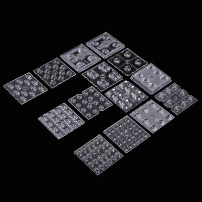 50x50mm PMMA LED-Optiklinse mit mehreren Abstrahlwinkeln für Straßen- und Flutlichter