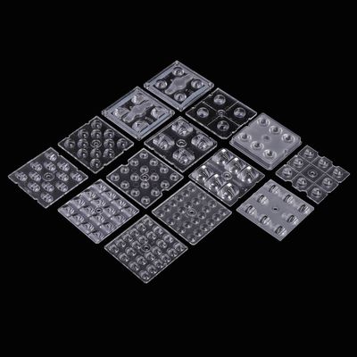 50x50mm optische PC/PMMA-LED-Linse mit 95% Übertragbarkeit für 3030 SMD-LED-Beleuchtung