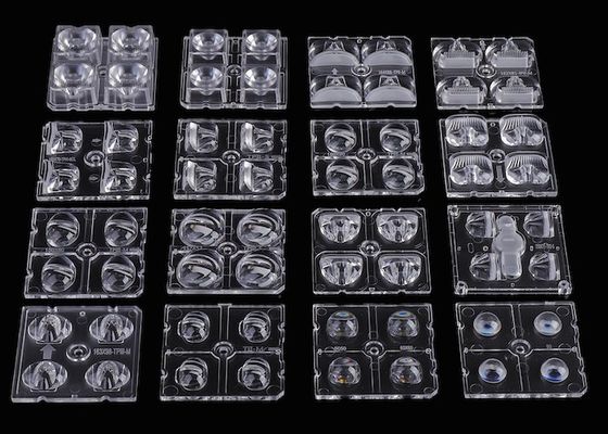 50x50mm LED-Array-Linse aus optischem PC-Material für 3030 SMD & 5050 SMD LEDs