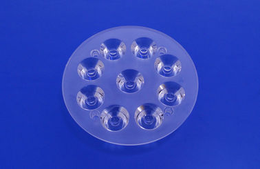 Linsen-Reihe Reflektor 9W Bridgelux PMMA LED für hohe Weise führte Licht