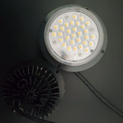 10 W–60 W rundes LED-Modul mit 90-Grad-Abstrahlwinkel, 100–130 lm/W Effizienz und IP67/IK08-Schutz