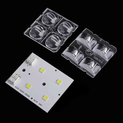 50×50mm 30° optische PC-LED-Objektive für SMD 5050 High Bay Light Hocheffizienz-Schmalstrahlobjektive für Industrie- und Lagerbeleuchtung