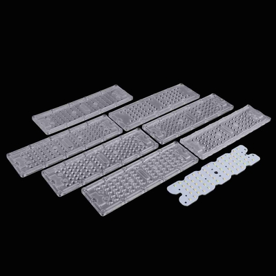 LED-Straßenlicht-Linsen mit PCB für Tunnellicht, SMD 3030 LED-Optiklinsen