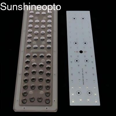 56-W-PC-LED-Straßenlaternenlinse mit unterschiedlichem Abstrahlwinkel und SMD 3030-LEDs für hohen Lichtstrom