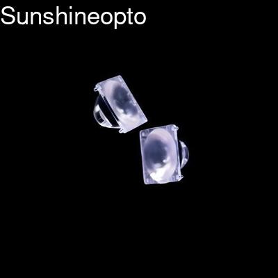 Schmaler 10 Grad Strahlwinkel 22mm Durchmesser LED-Optiklinsen mit optischer Qualität PMMA für Outdoor-Helliglicht