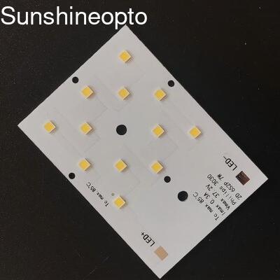 Kundenspezifische 12-in-1-SMD-3030-LED-Leiterplatte für Straßenlaternen, Flutlicht, Fahrbahn, Autobahn, Garten, Tunnel