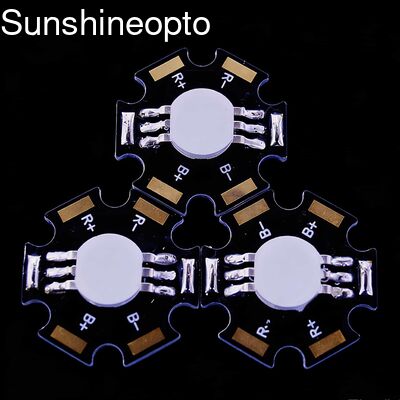 3-W-RGB-Hochleistungs-LED-Leuchtdiode mit 120-Grad-Abstrahlwinkel und Sterndesign