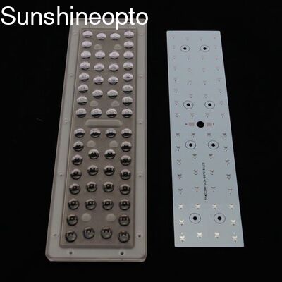 50 W PC-Kollimator-LED-Linse mit mehreren Abstrahlwinkeln und SMD 3030-LED-Leiterplatte für Licht