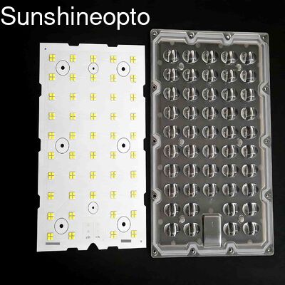 192PCS 3030 SMD LED Street Light Modul mit 210x240x35mm Heatsink für 150W Stromanwendungen
