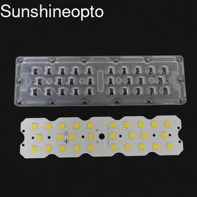 7070 SMD LED Straßenlaternenmodul mit 158x103 Grad Abstrahlwinkel und 5050SMD LED Chip für 50W-120W Gehwegbeleuchtung