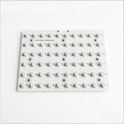 60-W-Aluminium-LED-Leiterplatte mit optischer PC-Linse, LED-Straßenlampen-Nachrüstsatz