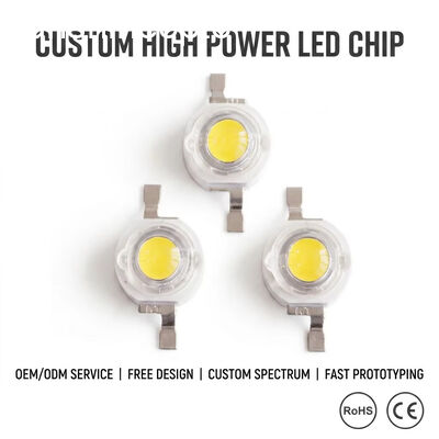 3W Hochleistungs-Bridgelux-LED-Chip 240lm 6000K6500K Weiß-LED-Emitter für Straßenbeleuchtung, Hochwasserbeleuchtung und Industriebeleuchtung OEM-LED-Hersteller