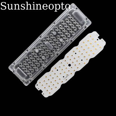 60 W 72 Stück SMD 3030 LED-Straßenlaternenmodul mit 80 x 150 Grad Abstrahlwinkel