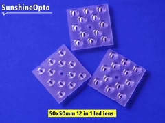 50x50mm 12-in-1 LED-Linse 90 Grad